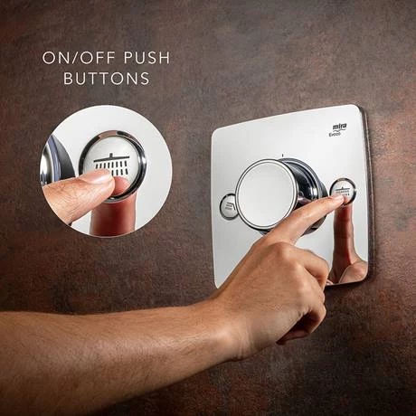 Mira Evoco Dual Outlet Chrome Thermostatic Mixer Shower - 1.1967.002 - Image 6