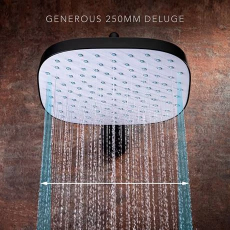 Mira Evoco Dual Outlet Matt Black Thermostatic Mixer Shower - 1.1967.003 - Image 2