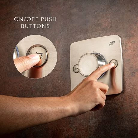 Mira Evoco Dual Outlet Brushed Nickel Thermostatic Mixer Shower - 1.1967.004 - Image 6