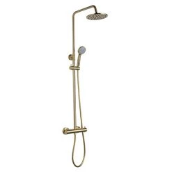 JTP Vos Brushed Brass Thermostatic Shower - 2352819BBR