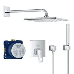 Grohe Eurocube Perfect Shower Set with Rainshower Mono 310 Cube - 25238000