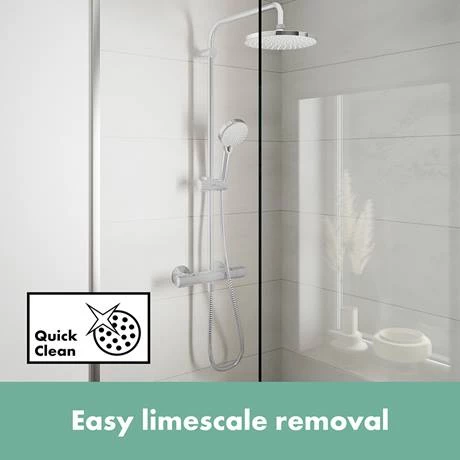 Hansgrohe Vernis Blend Showerpipe 200 Thermostatic Shower Mixer - Chrome - 26276000 - Image 3