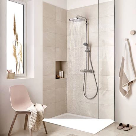 Grohe Vitalio Start 250 Cube Thermostatic Shower System - 26696000 - Image 4
