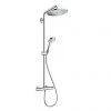 Hansgrohe Croma Select S EcoSmart Showerpipe 280 Thermostatic Shower Mixer - 26794000