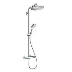 Hansgrohe Croma Select S EcoSmart Showerpipe 280 Thermostatic Shower Mixer - 26794000