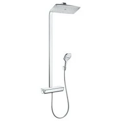 Hansgrohe Raindance E Showerpipe 360 Thermostatic Shower Mixer - Chrome - 27112000