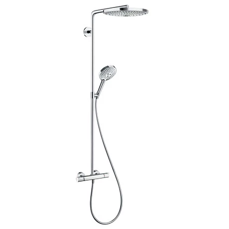 Hansgrohe Raindance Select S Showerpipe 300 Thermostatic Shower Mixer - Chrome - 27133000