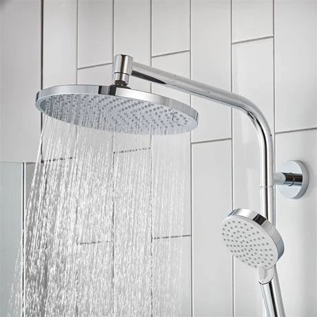 Hansgrohe Crometta S Showerpipe 240 Thermostatic Shower Mixer - 27267000 - Image 6