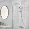 Hansgrohe Crometta S Showerpipe 240 Thermostatic Shower Mixer - 27267000