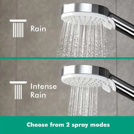 Hansgrohe Crometta S Showerpipe 240 Thermostatic Shower Mixer - 27267000 - Image 3