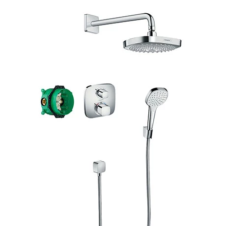 Hansgrohe Croma Select E Complete Shower Set with Wall Mounted Shower Handset - 27294000