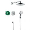 Hansgrohe Raindance Select S Complete Shower Set with Wall Mounted Shower Handset - 27297000