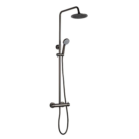 JTP Vos Brushed Black Thermostatic Shower - 2752819BBL