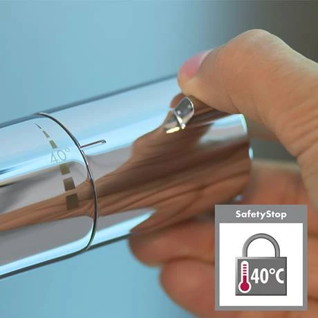 Hansgrohe Raindance Select S Showerpipe 240 Thermostatic Shower Mixer - Chrome - 27633000 - Image 5