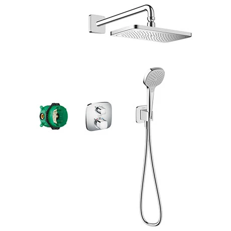 Hansgrohe Croma E Complete Shower Set with Wall Mounted Shower Handset - 27953000