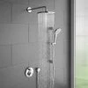 Hansgrohe Ecostat S Round Complete Shower Set with Shower Slider Rail Kit