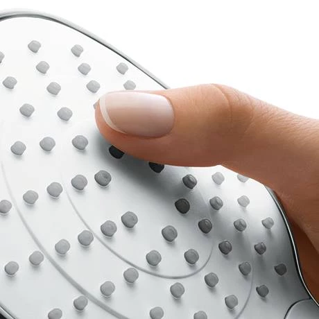 Hansgrohe Ecostat S Round Complete Shower Set with Wall Mounted Shower Handset - Image 3