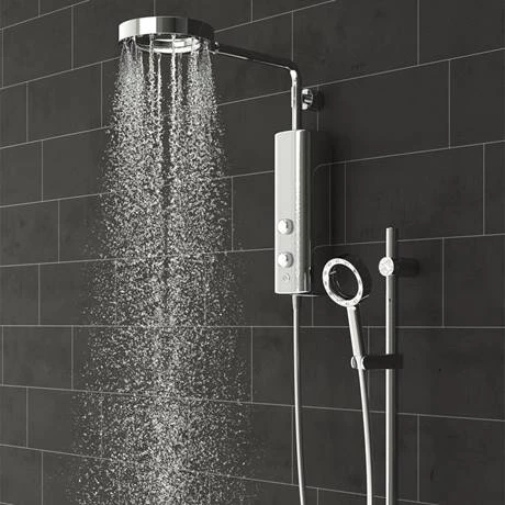 AQUAS AquaMax Flex Manual X-Jet 9.5KW Full Chrome Electric Shower - Image 4
