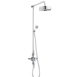 Hudson Reed Triple Exposed Thermostatic Shower Valve w/ Luxury Rigid Riser Kit