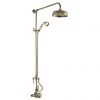 Hudson Reed Brushed Brass Thermostatic Shower Valve & Rigid Riser Kit - A8119