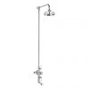Crosswater - Belgravia Thermostatic Shower Valve with Fixed Head & Bath Spout