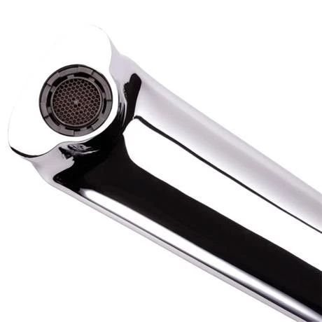 Burlington Birkenhead Wall Mounted Bath Shower Mixer w Rigid Riser, Straight Arm & 6" Rose - Image 3