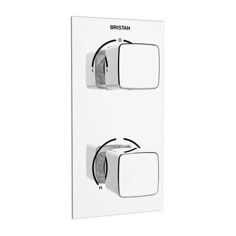 Bristan Cobalt Recessed Dual Control Shower Pack - Image 2