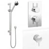 Cruze Shower Package inc. Valve, Slider + Overflow Filler