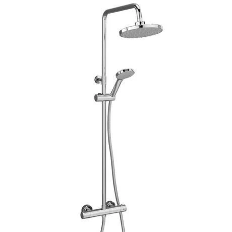 Cruze Modern LED Thermostatic Shower - Chrome - Image 4