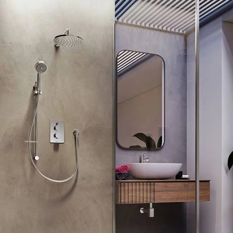 Aqualisa Dream Round Thermostatic Mixer Shower with Adjustable and Wall Fixed Heads - DRMDCV2.ADFW.RND - Image 5