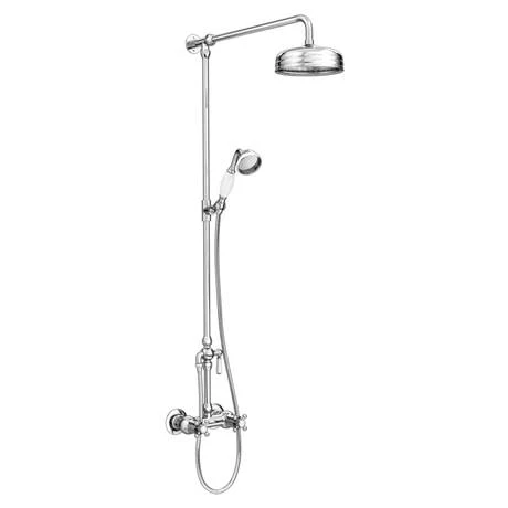 Chatsworth Thermostatic Shower with Diverter, Rigid Riser & Fixed Head - Image 6