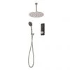Triton HOME Digital Mixer Shower All-in-One with Round Fixed Head & Outlet Elbow Handset Holder (High Pressure)