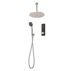 Triton HOME Digital Mixer Shower All-in-One with Round Fixed Head & Outlet Elbow Handset Holder (High Pressure)