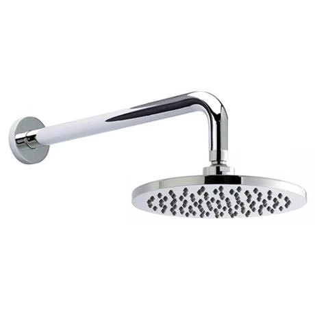 Hudson Reed Quest Triple Thermostatic Valve with Round Shower Head + Handset - Image 3