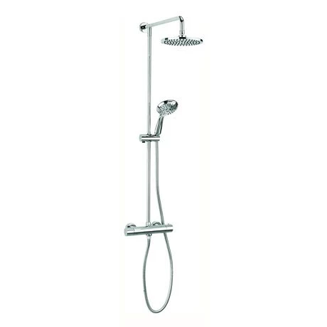 Crosswater - Fusion Multifunction Thermostatic Shower Valve with Fixed Head and Shower Kit - MB500RM