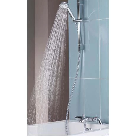 Aqualisa - Midas 100 Thermostatic Bath Shower Mixer with Slide Rail Kit - MD100BSM - Image 3