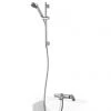 Aqualisa - Midas 100 Thermostatic Bath Shower Mixer with Slide Rail Kit - MD100BSM