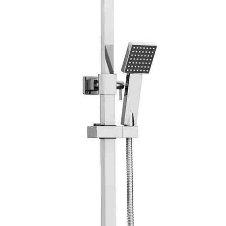 Milan Modern Square Thermostatic Shower (300 x 300mm Head - Chrome) - Image 2