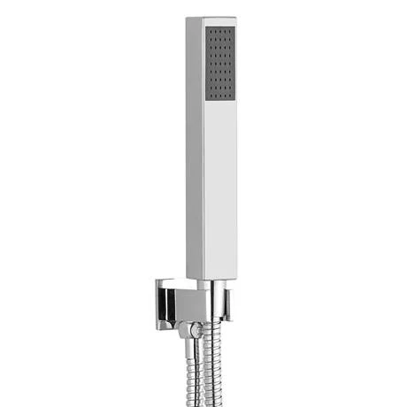Milan 400mm LED Square Shower Package with Concealed Valve + Handset - Image 6