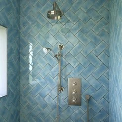 Heritage Dawlish Concealed Valve with 6" Fixed Head & Adjustable Riser - Vintage Gold - SDCDUAL06