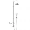 Heritage Gracechurch Mother of Pearl Exposed Shower with Deluxe Fixed Riser Kit & Diverter to Handset - SGRDMOPDUAL01