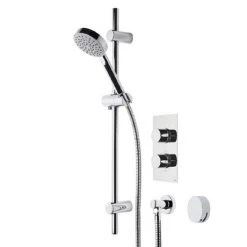 Roper Rhodes Event Round Dual Function Shower System with Bath Filler - SVSET21