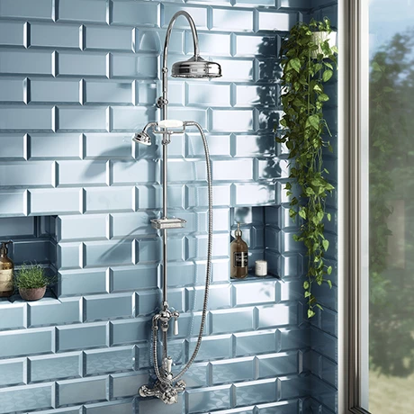 Trafalgar Traditional Deluxe Exposed Shower - Chrome