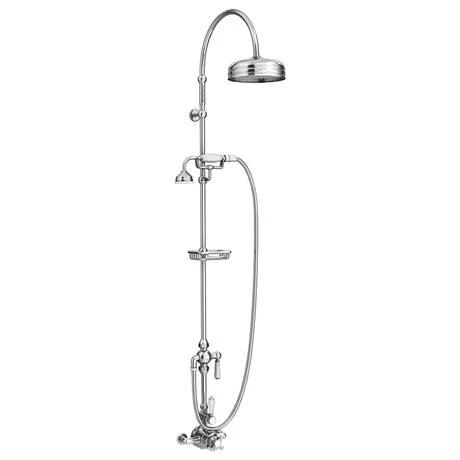 Trafalgar Traditional Deluxe Exposed Shower - Chrome - Image 6