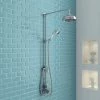 Traditional Twin Exposed Shower Package with Valve + Victorian Grand Rigid Riser Kit