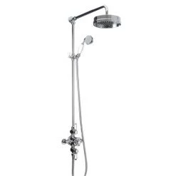 Trafalgar Triple Exposed Thermostatic Shower Valve + Luxury Rigid Riser Kit